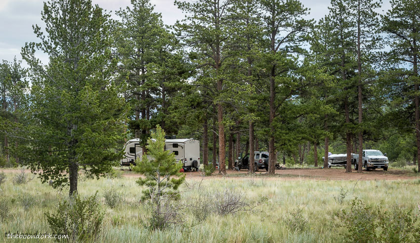 Boondocking in the Pike national Forest