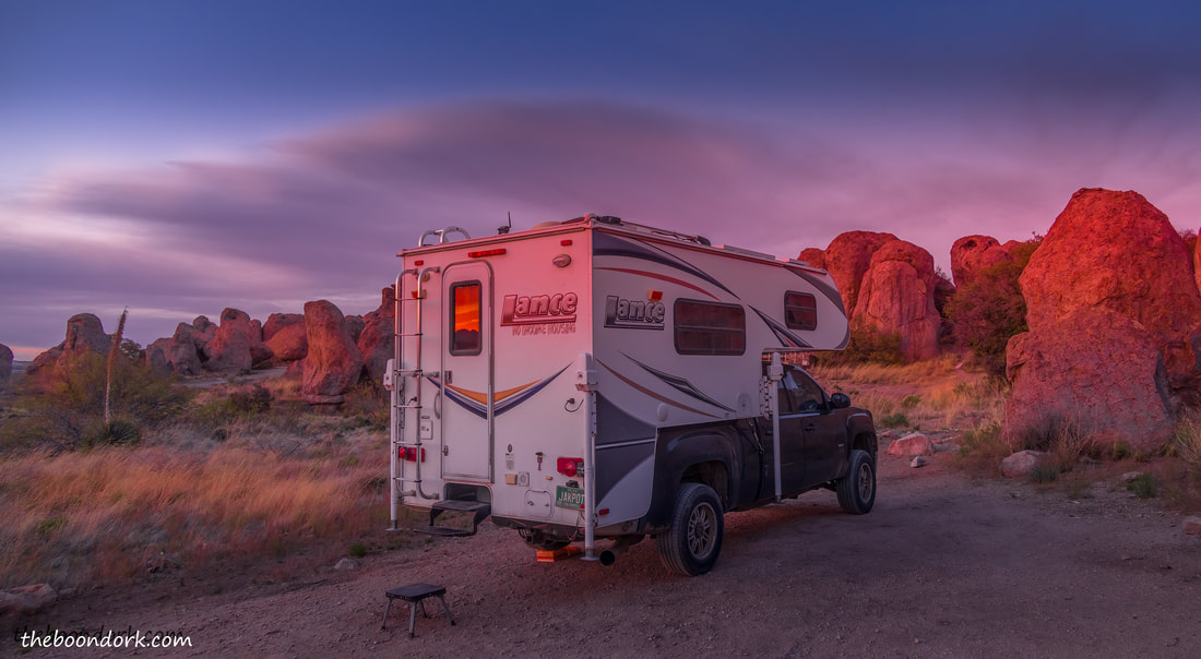 Boondocking city of rocks state Park Picture