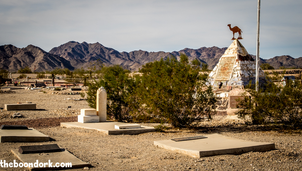 The hi jolly cemetery Quartzsite Arizona