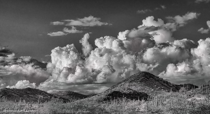 Boondocking clouds Wickenburg Arizona