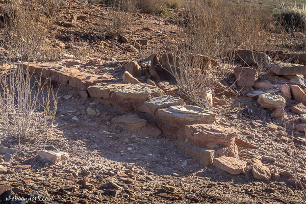 Ancient Indian ruins Winslow Arizona