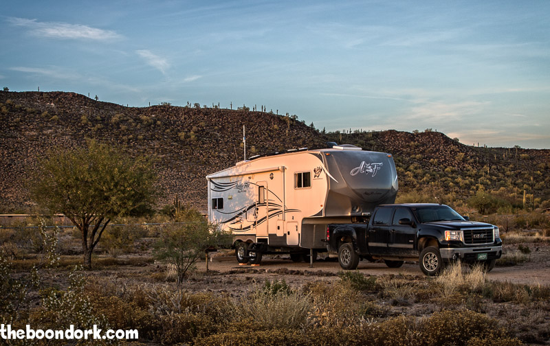 Dry camping at Ben Avery's gun range Phoenix Arizona