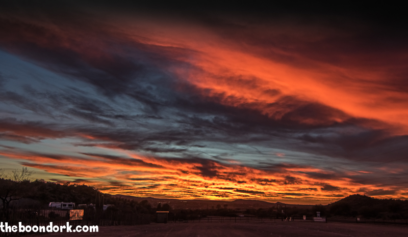 Sunset Wickenburg Arizona 