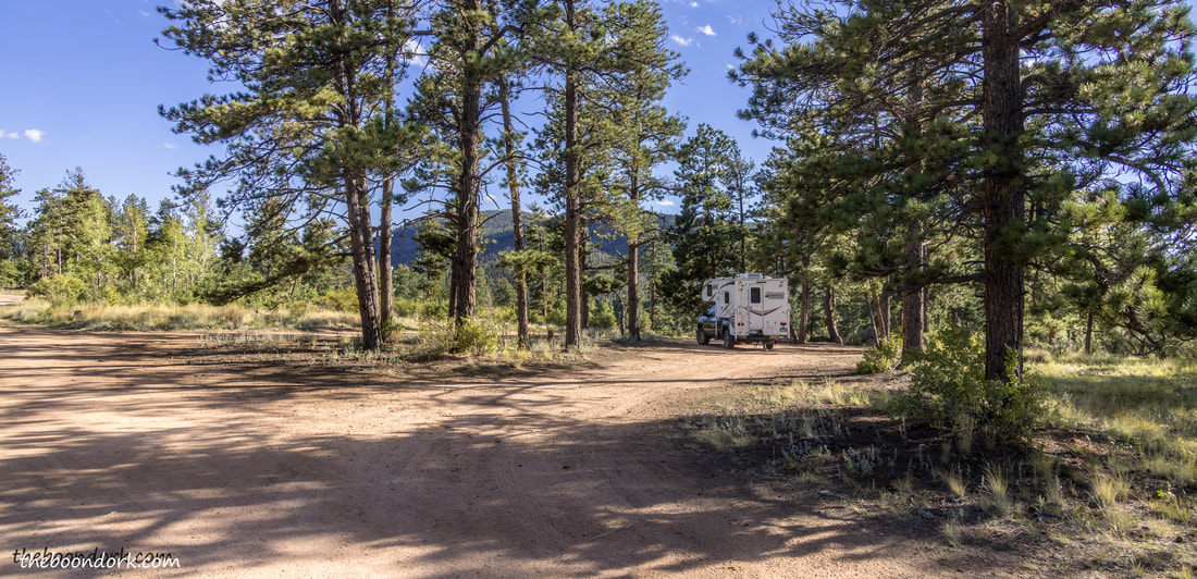 boondocking in the national forestPicture
