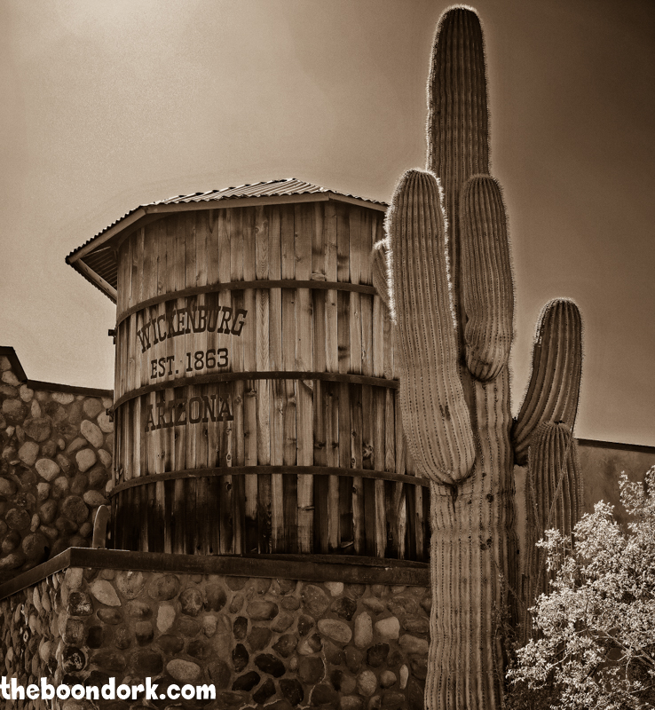 Old water tank Wickenburg Arizona