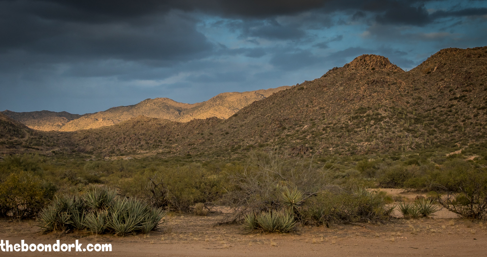 Desert mountains around Congress Arizona