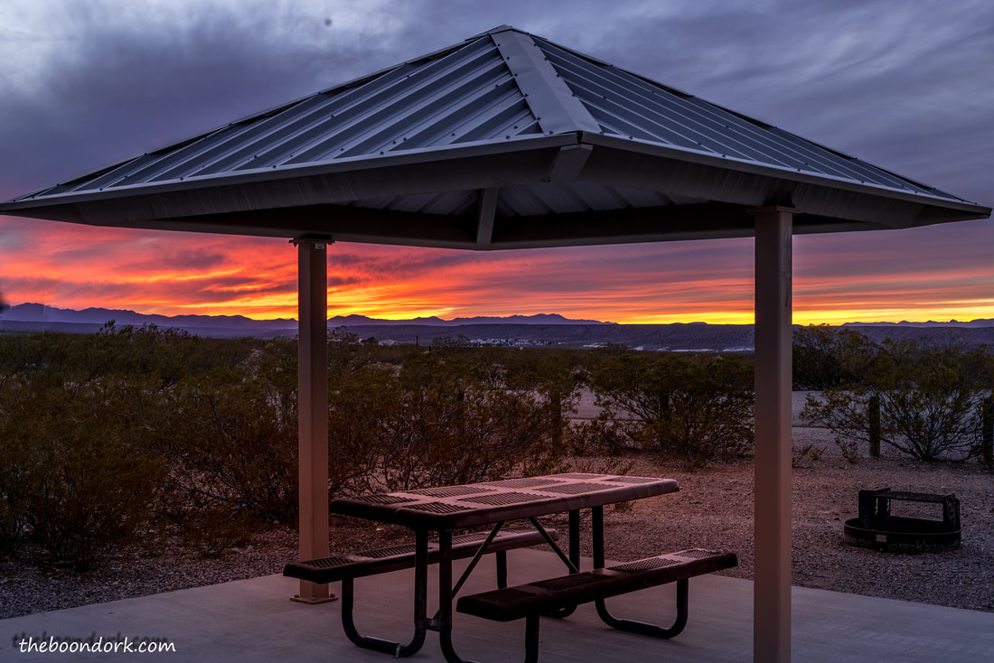 Campground shelter New Mexico Picture