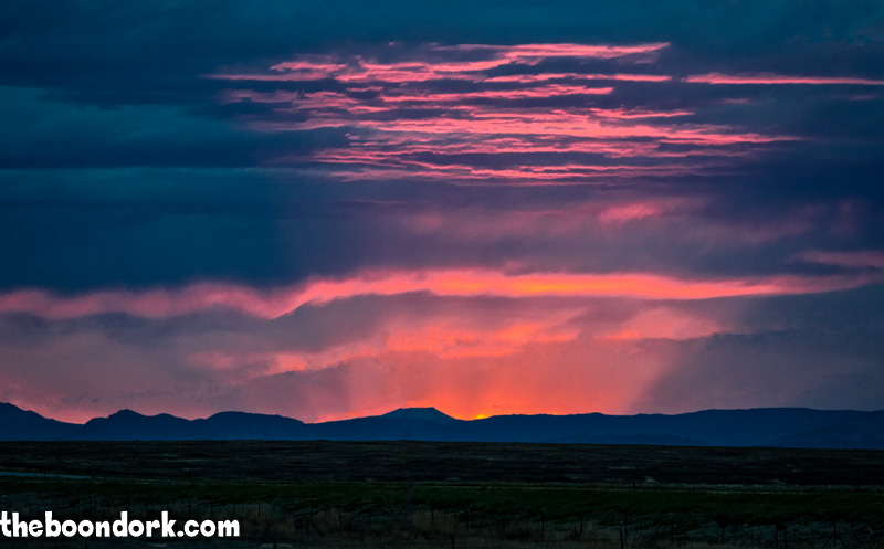Pueblo Colorado sunset