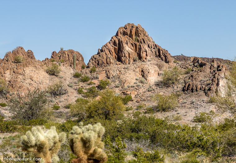Nearby desert hills Ajo Arizona