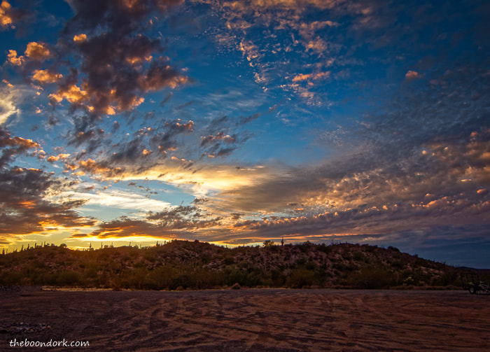 Arizona sunset clouds