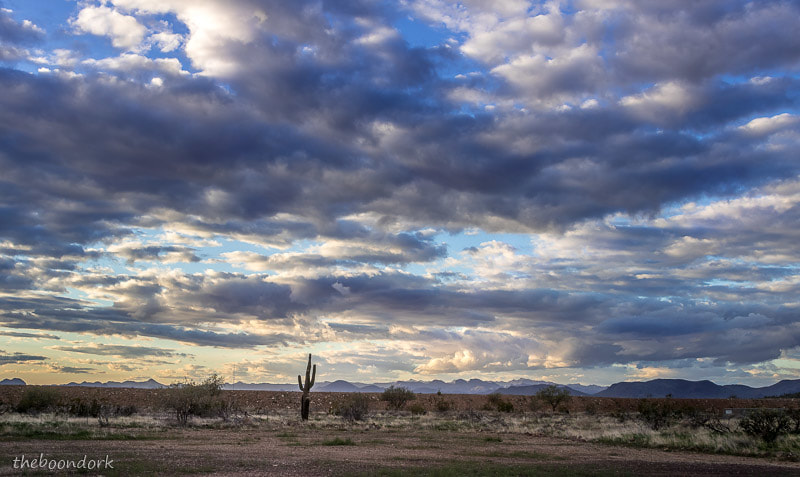 A cloudy day in Phoenix Arizona