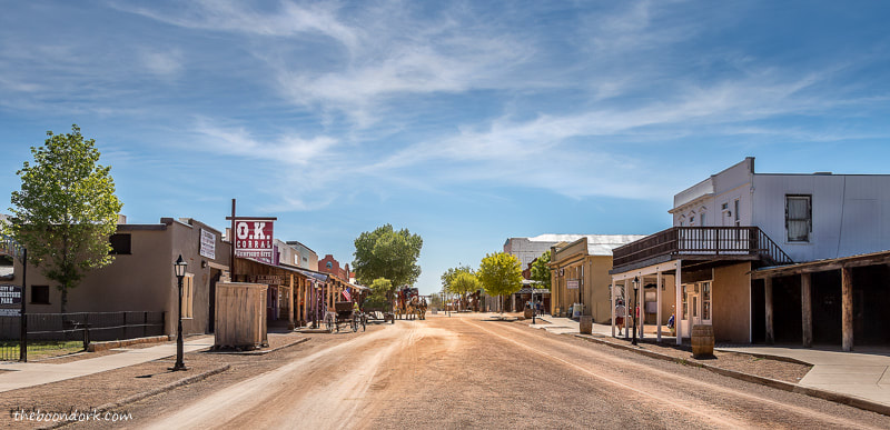 The main street of Tombstone is named Allen Street