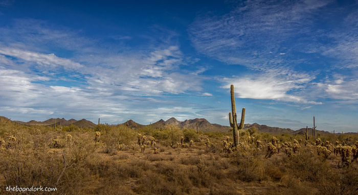 Arizona desert boondocking