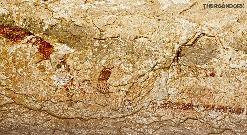 Pictographs fate Bale shelter