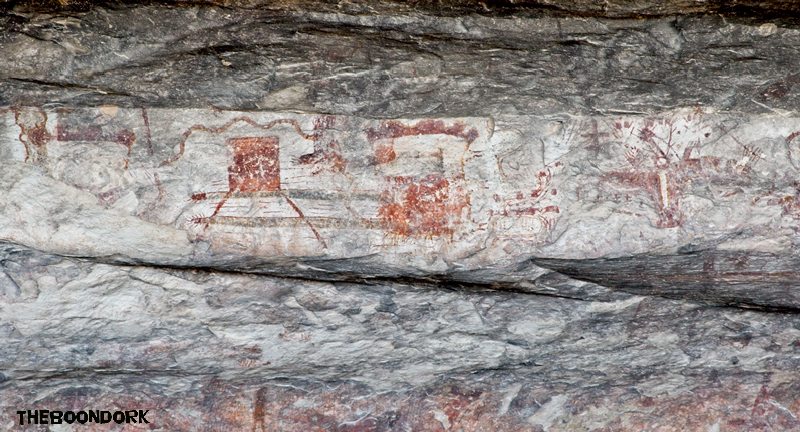Pictographs fate Bell shelter