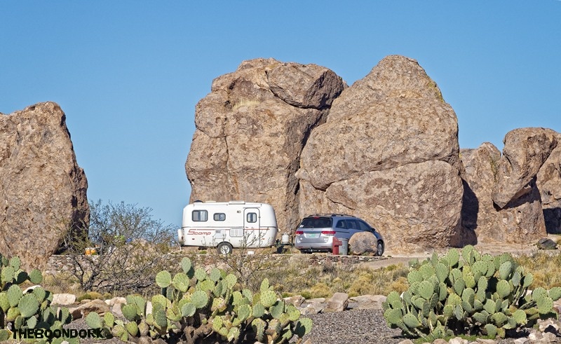 Boondocking in the rocks City of rocks New Mexico