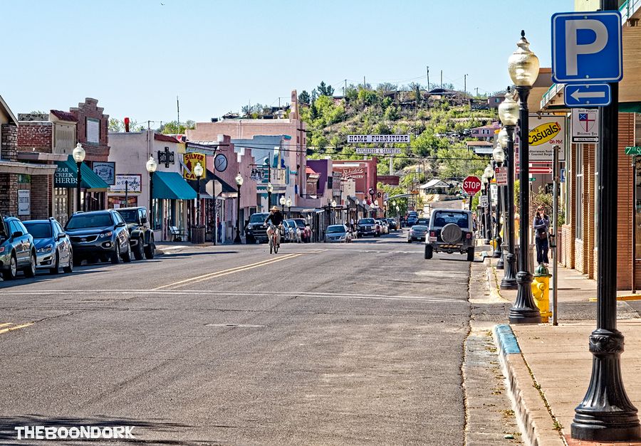 The historic downtown area Silver City New Mexico