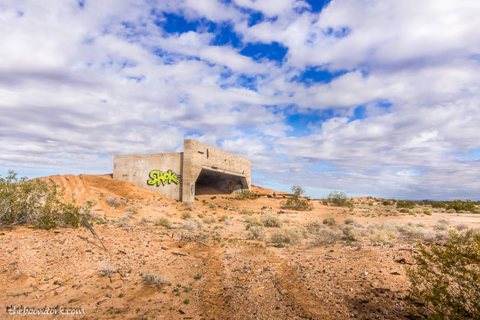 Concrete bunker at Dateland army Air Force Base