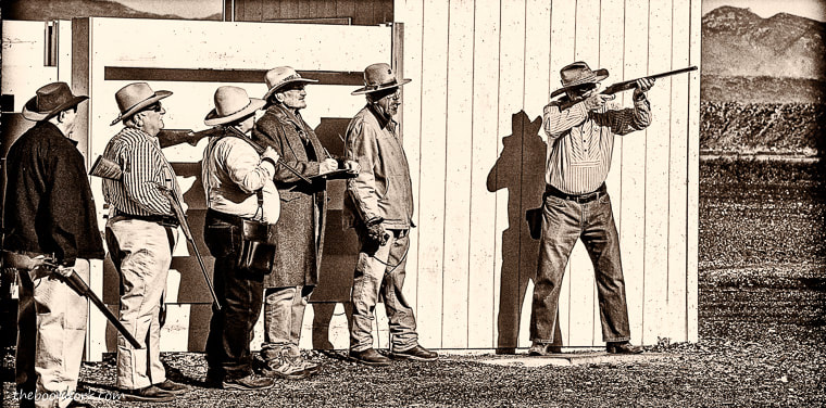 Cowboy skeet shooting Ben Avery gun range