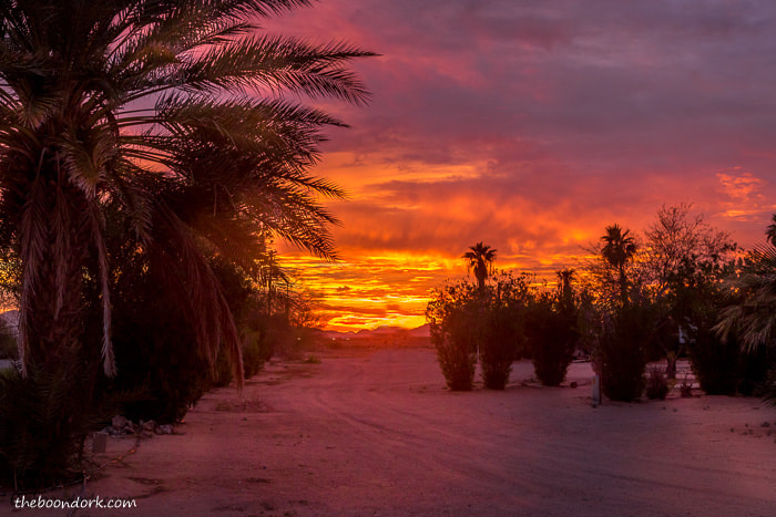 Sunset Dateland Arizona