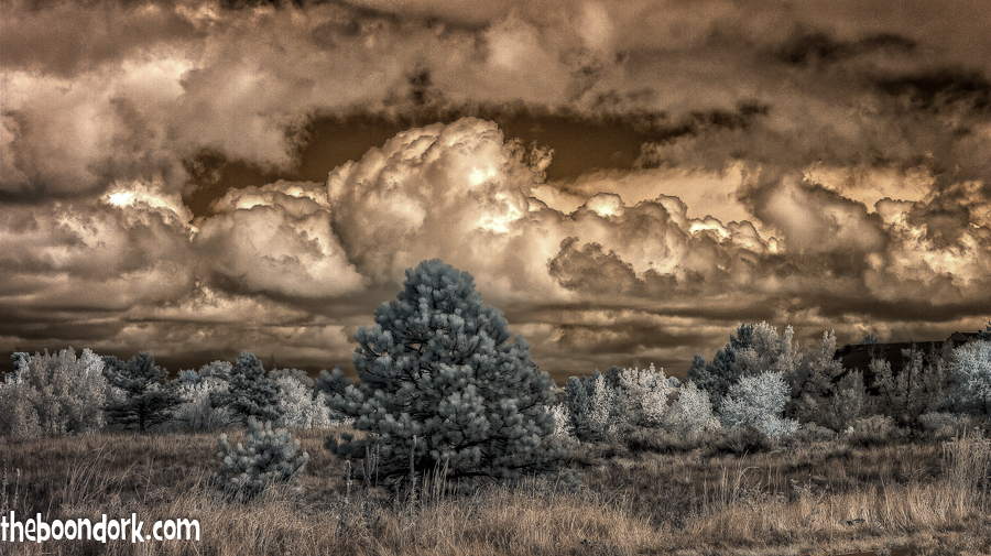 An infrared photo of Chatfield state Park Denver Colorado