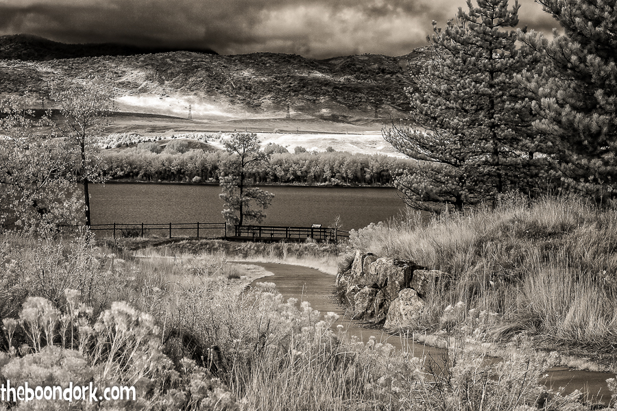 Infrared picture of Chatfield state Park, and no it didn't snow.