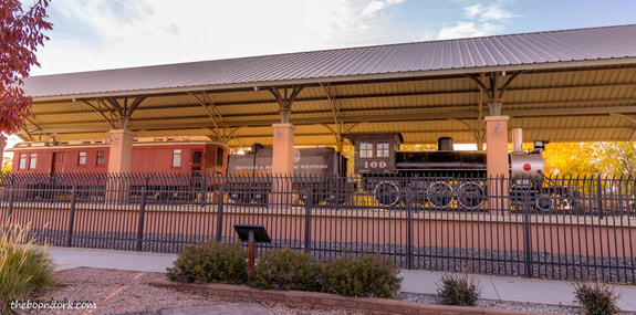Steam train Alamosa Colorado Picture