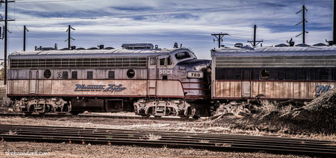 Antique train Alamosa Colorado Picture