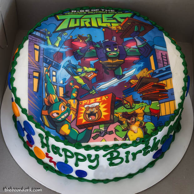 Ninja turtle birthday cake Picture