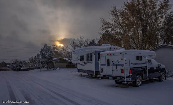 Cold morning Denver Colorado Picture