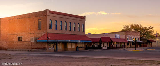 Old buildings Socorro New Mexico and Picture