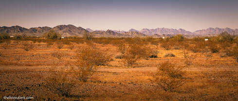 Boondocking in the desert Quartzsite Arizona Picture
