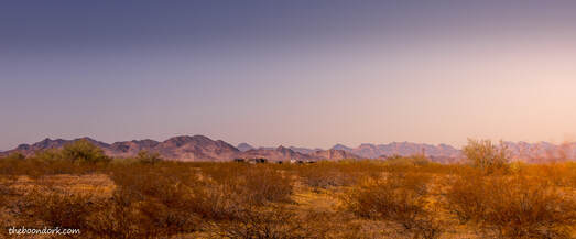 Boondocking in the Quartzsite desert Picture