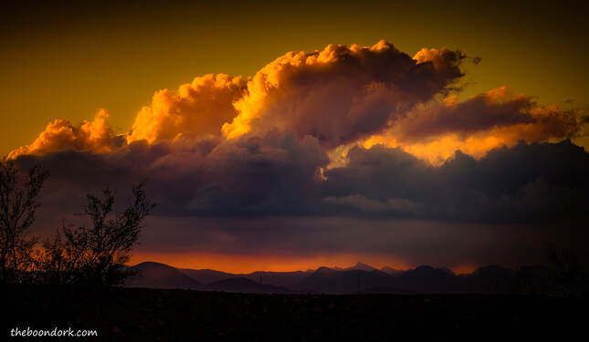 Storm clouds Arizona Picture