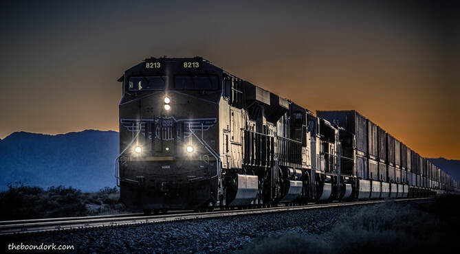 Freight train Dateland Arizona Picture