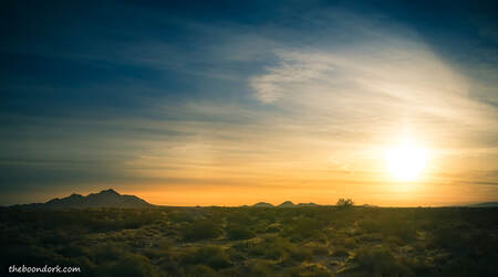 Sunrise Dateland Arizona Picture