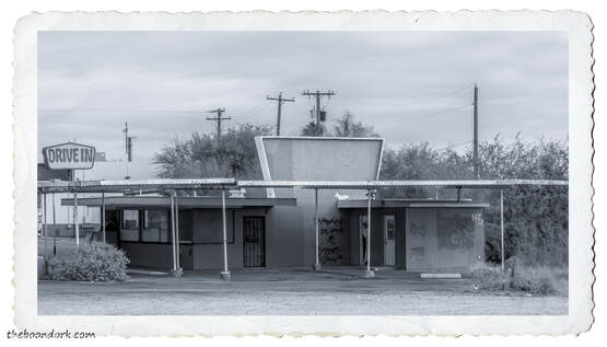 Abandoned drive in in Ajo, AZ Picture