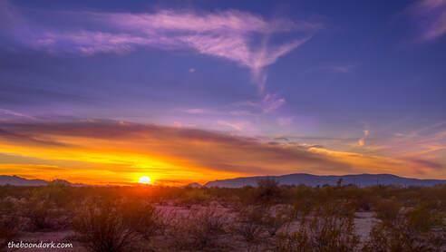 Ajo Arizona sundown Picture