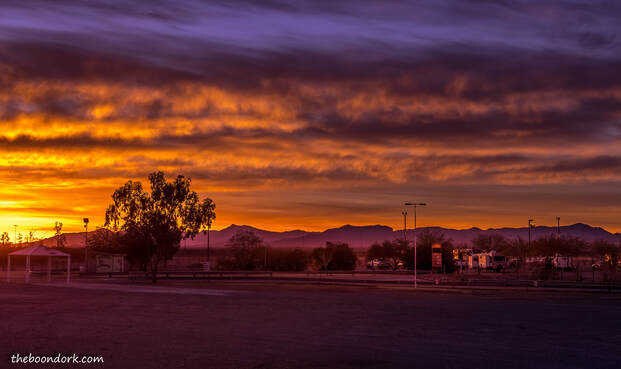 Sunrise Pima County Fairgrounds Tucson Arizona Picture