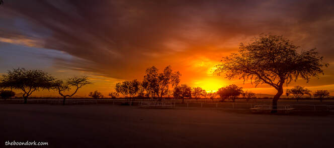Pima County fairground sunset Picture