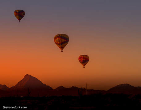 Phoenix Arizona hot air balloon Picture
