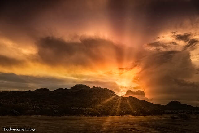 Sunset Wickenburg Arizona Picture