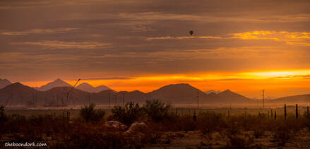 Cloudy sunrise Phoenix Arizona Picture
