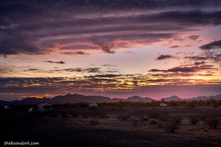 Quartzsite Arizona sunrise Picture