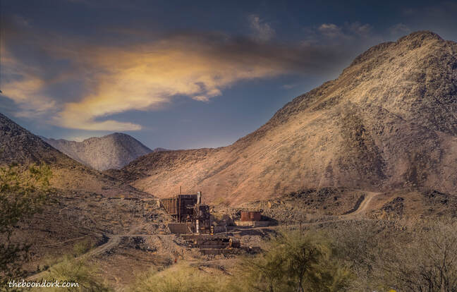 Old mine Quartzsite Arizona Picture