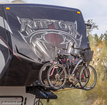 Bicycle carrier boondocking Picture