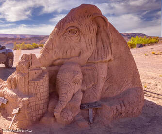 The elephant at elephant Butte state Park Picture