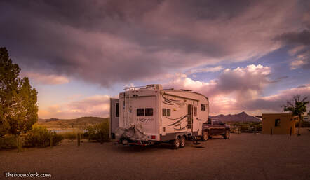 Boondocking elephant Butte state Park New Mexico Picture