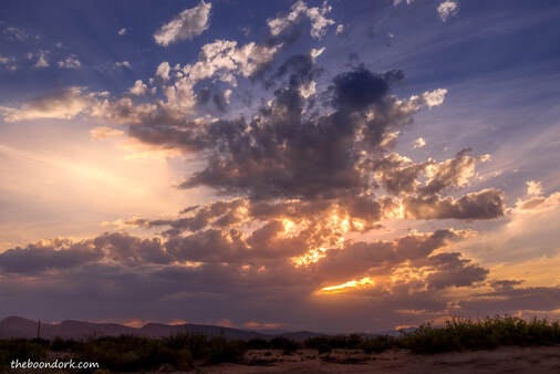 Sunset elephant Butte New Mexico Picture