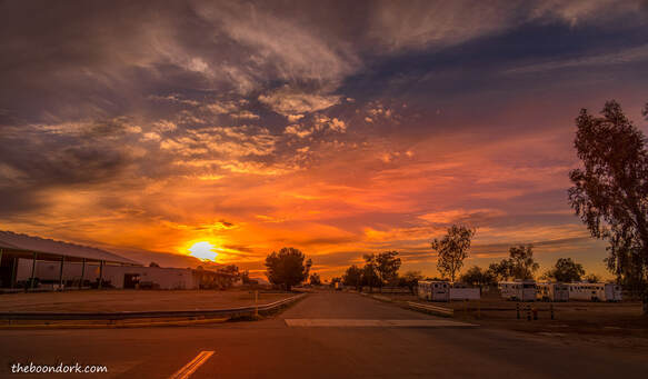 Pima County Fairgrounds sunset Picture